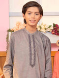 Velvour Boys Cotton Embroidered Stitched Kurta-VB195-A