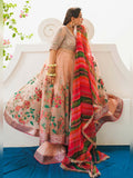 Hussain Rehar Luxury Pret Eid'23 Organza Embellished Stitched 3-Piece Suit-Aura