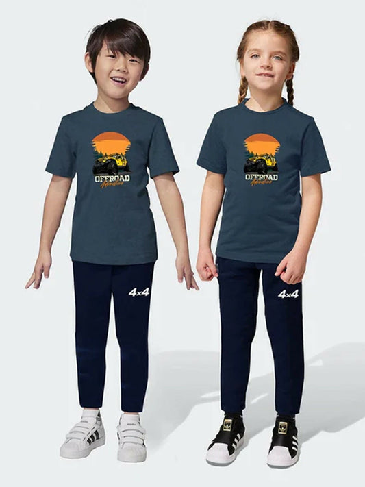 Jupiter Printed Off Road Twin Set-13746