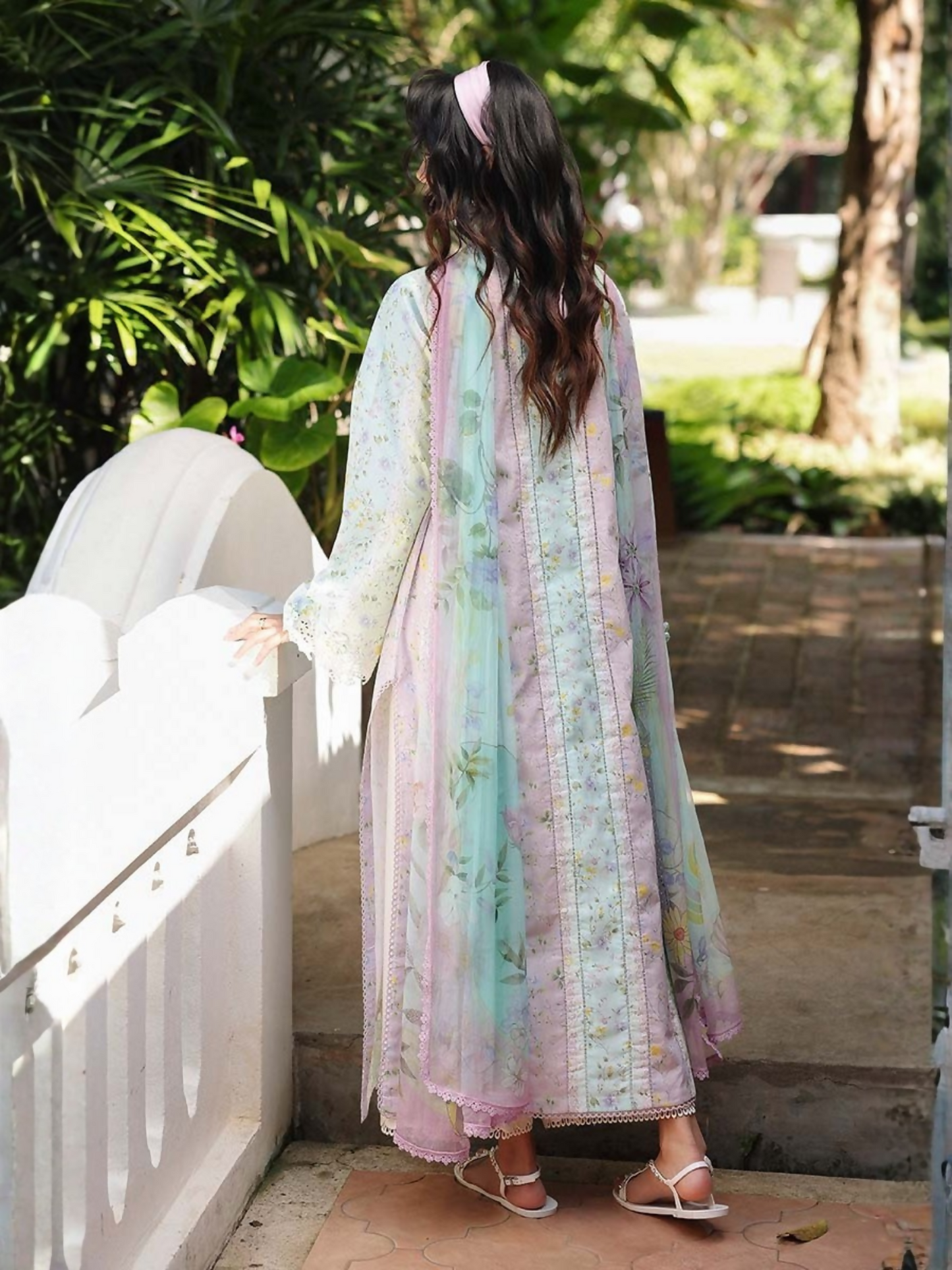 Qalamkar Qprints Lawn'26 Embroidered Unstitched 3-Piece Suit-AX-07-(A)-Xenia