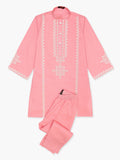 Velvour Girls Cotton Embroidered Stitched 2-Piece Suit-VG103-A