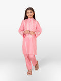 Velvour Girls Cotton Embroidered Stitched 2-Piece Suit-VG103-A