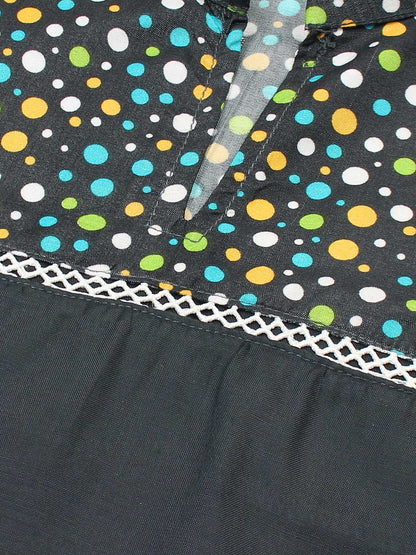 Velvour Girls Viscose Printed Stitched Tunic-VG107