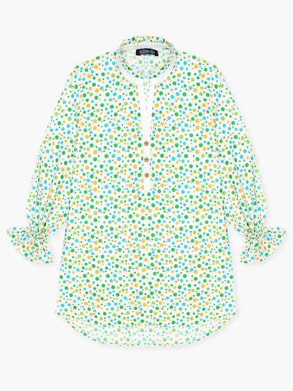 Velvour Girls Viscose Printed Stitched Tunic-VG117