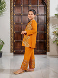 Velvour Girls Cotton Embroidered Stitched 2-Piece Suit-VG130-B