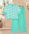 Velvour Girls Cotton Printed Co-Ord Set-VG142-C
