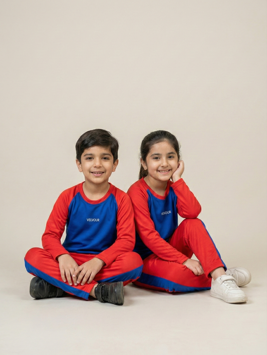 Velvour Polyathletic Fleece Tracksuit-VWT53-C