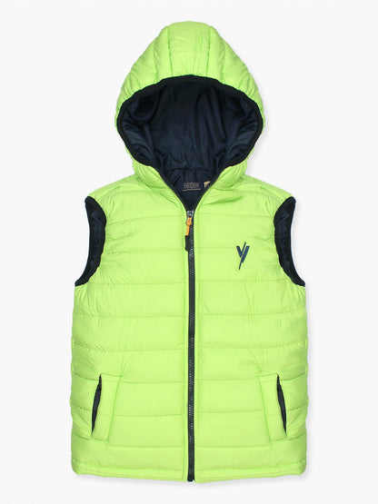 Velvour Sleeveless Hooded Puffer Jacket-VJ22-B