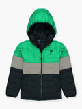 Velvour Full Sleeves Hooded Puffer Jacket-VJ25-B