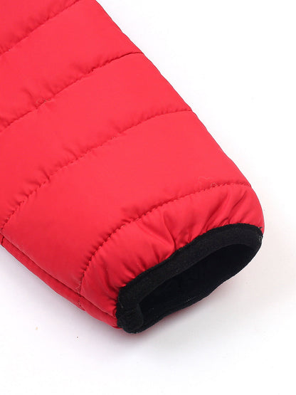 Velvour Full Sleeves Hooded Puffer Jacket-VJ25-C