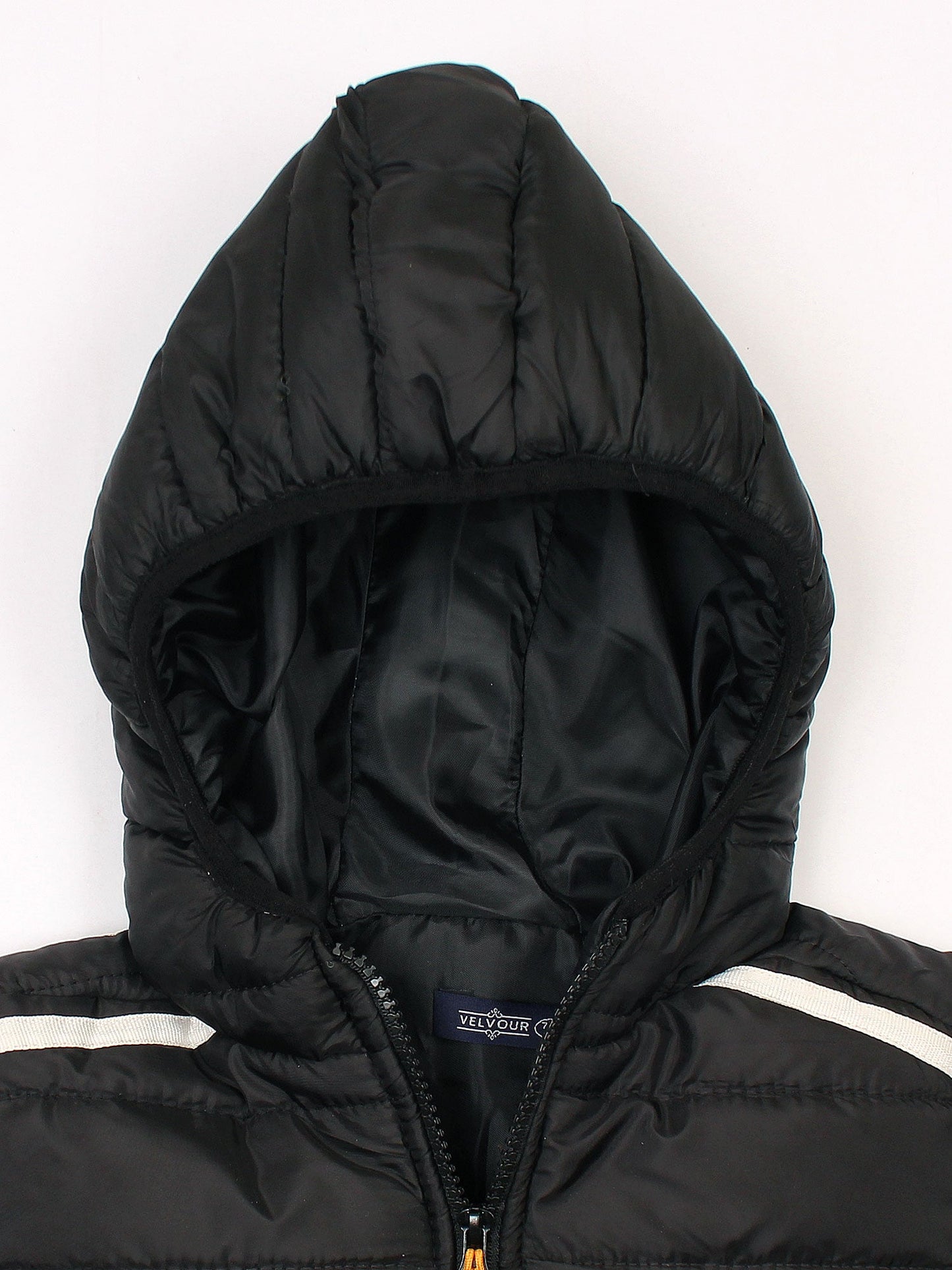 Velvour Full Sleeves Hooded Puffer Jacket-VJ27-A