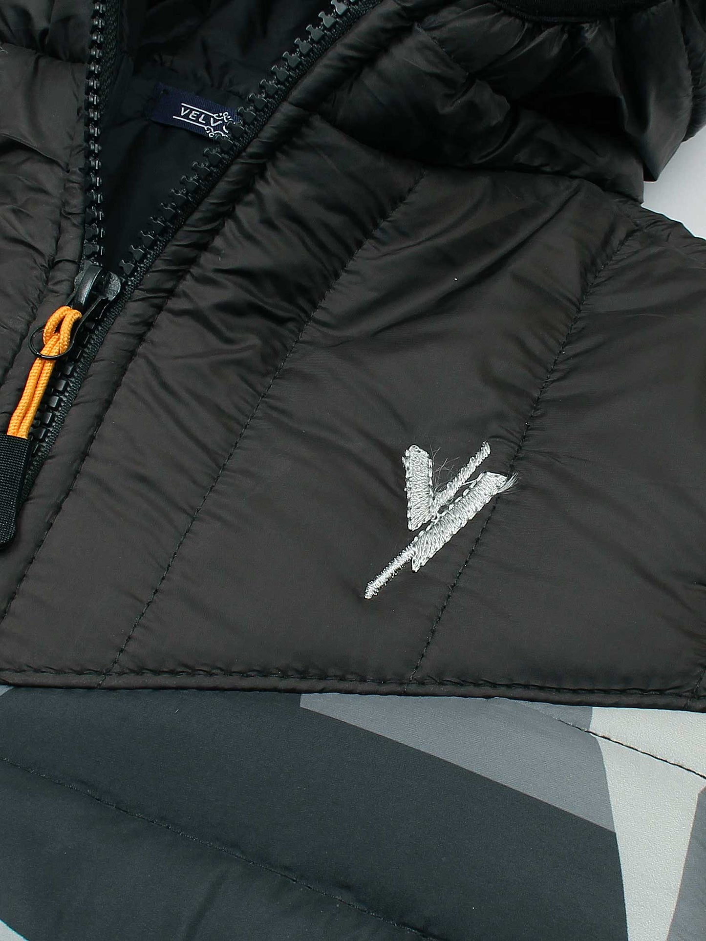Velvour Full Sleeves Hooded Puffer Jacket-VJ32-A