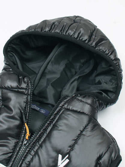Velvour Sleeveless Hooded Puffer Jacket-VJ36-A