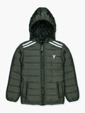 Velvour Full Sleeves Hooded Puffer Jacket-VJ40-A