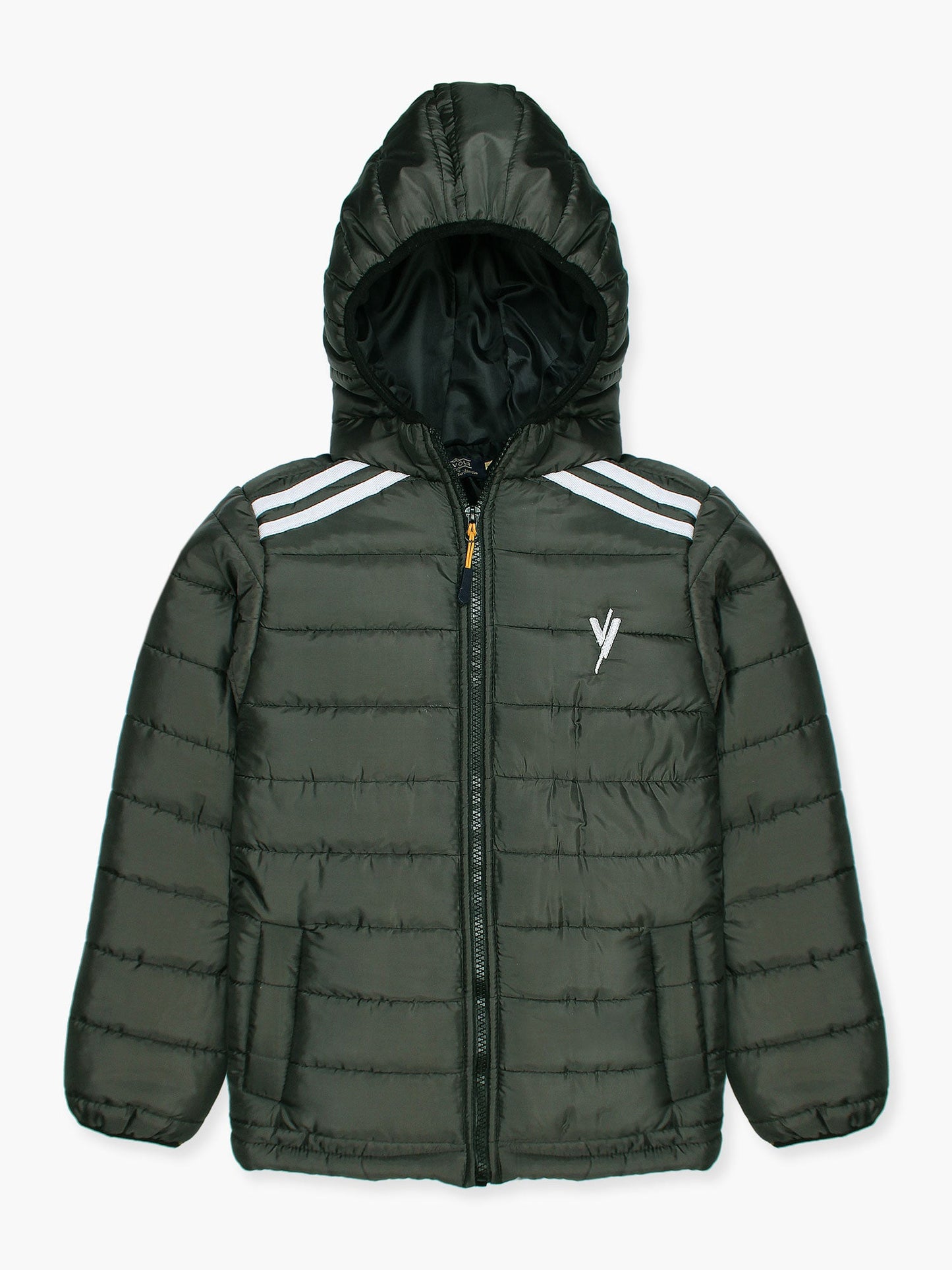Velvour Full Sleeves Hooded Puffer Jacket-VJ40-A