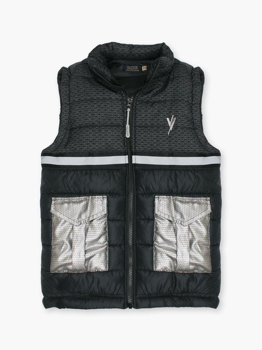 Velvour Sleeveless Puffer Jacket-VJ55-A