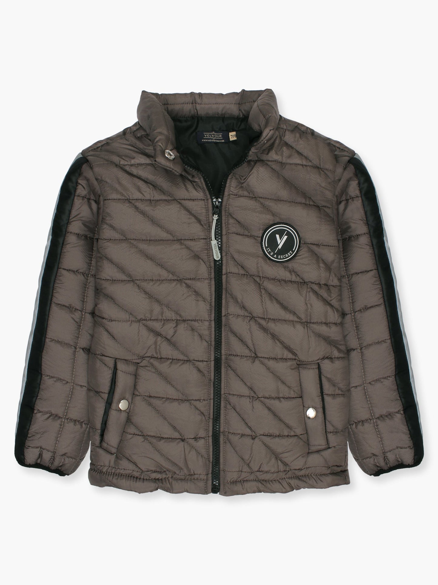 Velvour Full Sleeves Puffer Jacket-VJ60-B