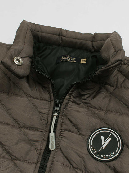 Velvour Full Sleeves Puffer Jacket-VJ60-B