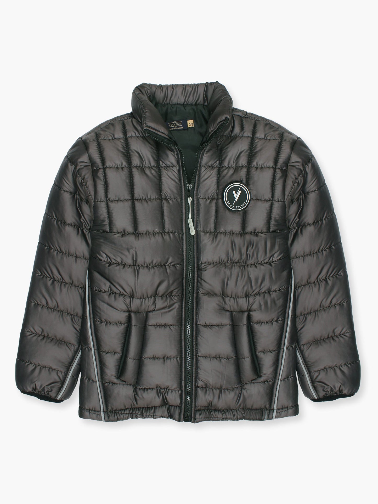 Velvour Full Sleeves Puffer Jacket-VJ61-B