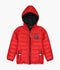 Velvour Polyester Full Sleeves Hooded Puffer Jacket-VJ66-B