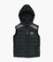 Velvour Polyester Sleeveless Hooded Puffer Jacket-VJ71-A