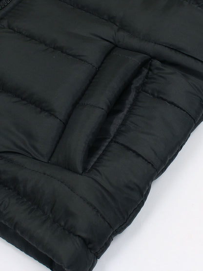 Velvour Polyester Sleeveless Hooded Puffer Jacket-VJ71-A