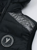 Velvour Polyester Sleeveless Hooded Puffer Jacket-VJ71-A