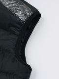 Velvour Polyester Sleeveless Hooded Puffer Jacket-VJ71-A