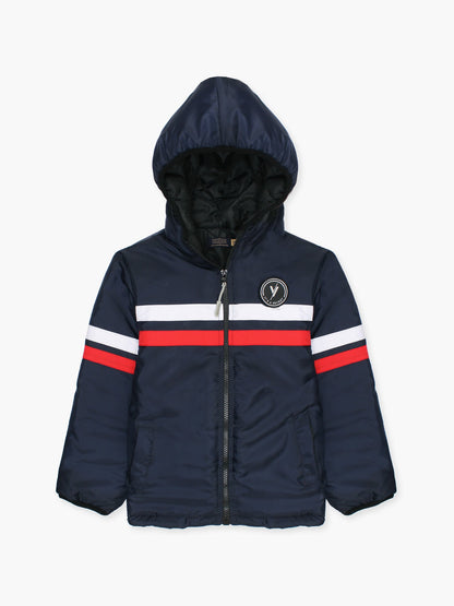 Velvour Full Sleeves Hooded Puffer Jacket-VJ78-A