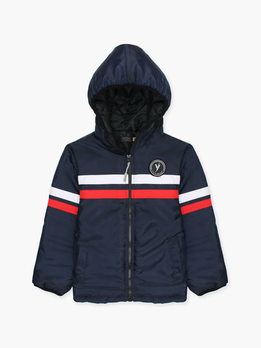 Velvour Full Sleeves Hooded Puffer Jacket-VJ78-A
