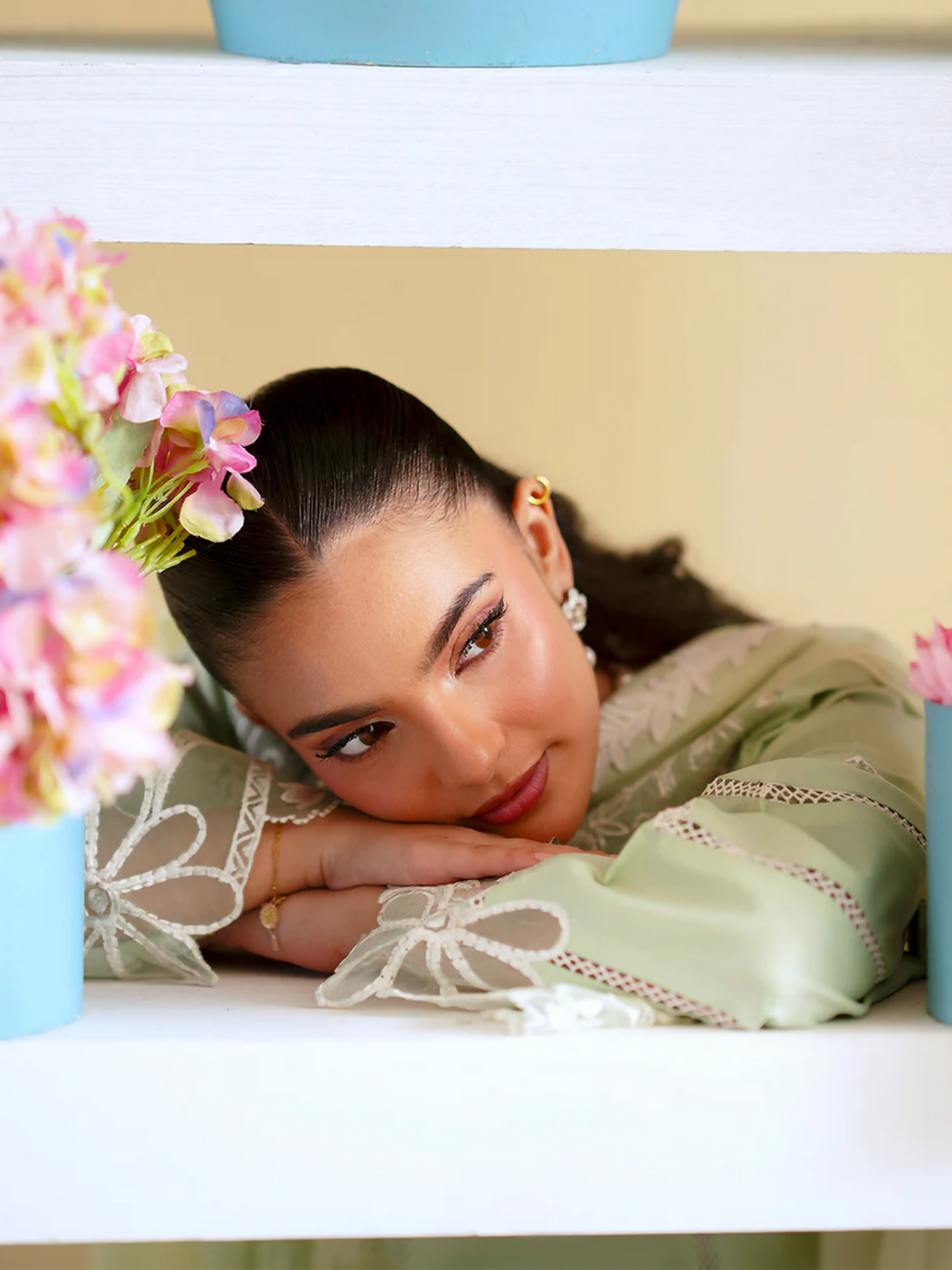 Mahnur Ember Lawn Embroidered Unstitched 3-Piece Suit-EM-004