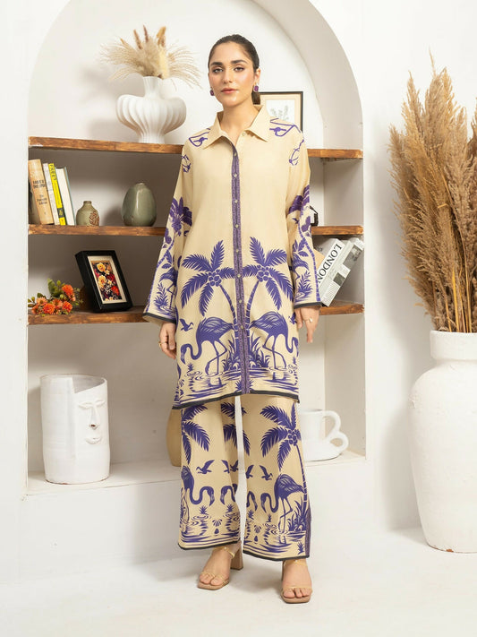 Panache Apparel Florise Lawn Printed Co-Ord Set-Modena