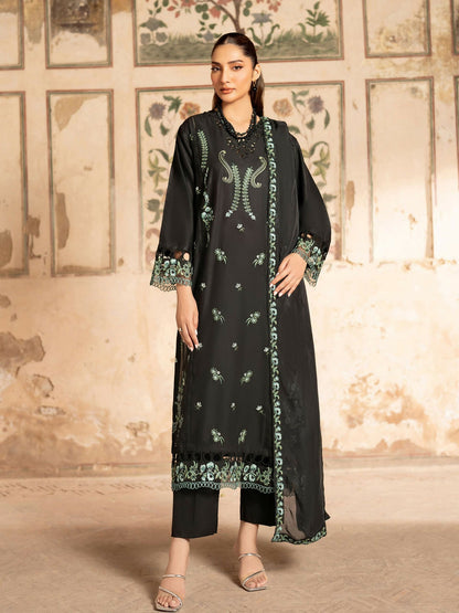 Panache Apparel Rang-e-Bahar Lawn Embroidered Stitched Suit-Tehzeeb