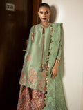 Hussain Rehar Basic Not Basic V Raw Silk Embellished Stitched 3-Piece Suit-Viridity