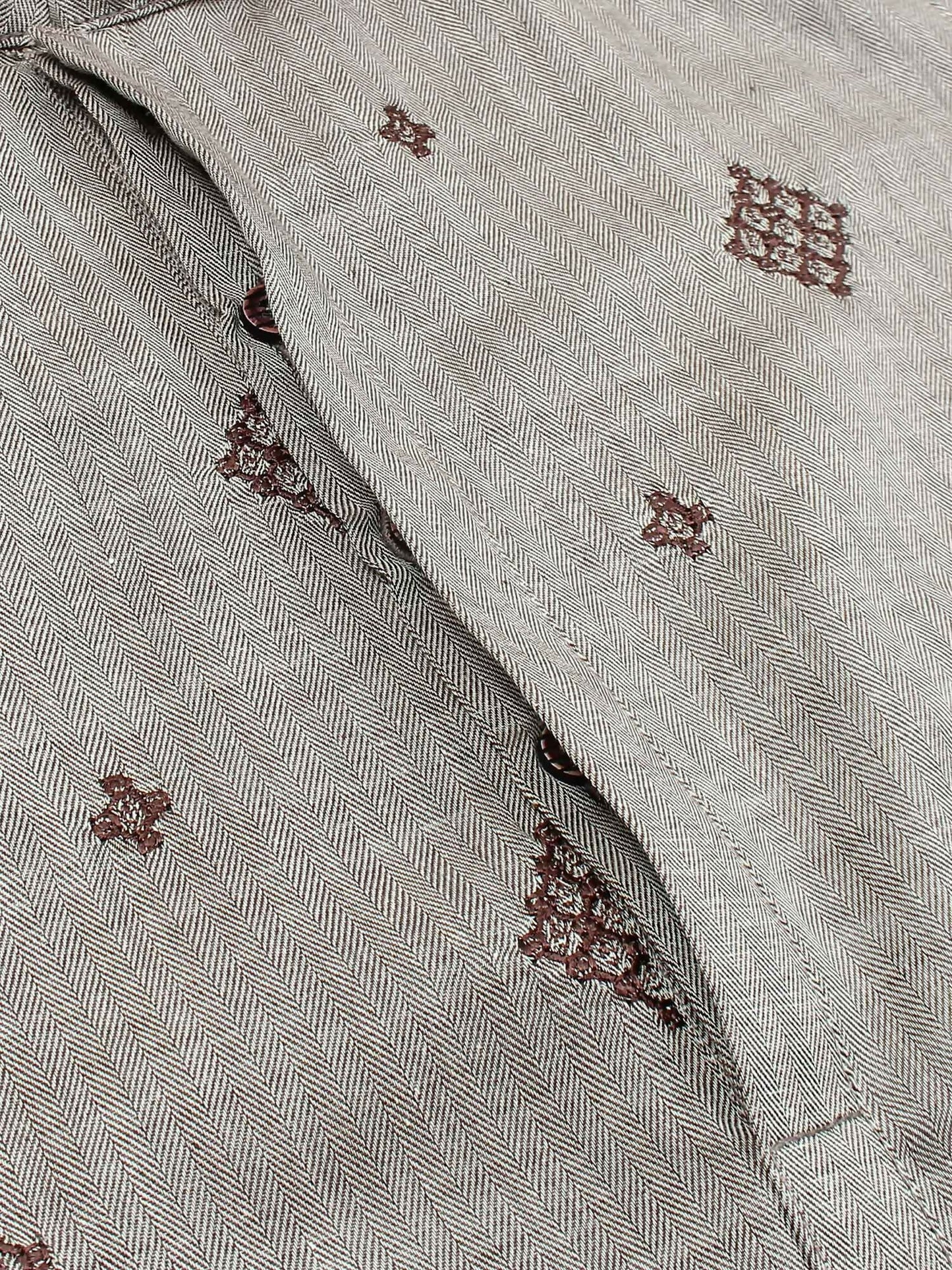 Velvour Boys Cotton Embroidered Stitched Kurta-VB196-K