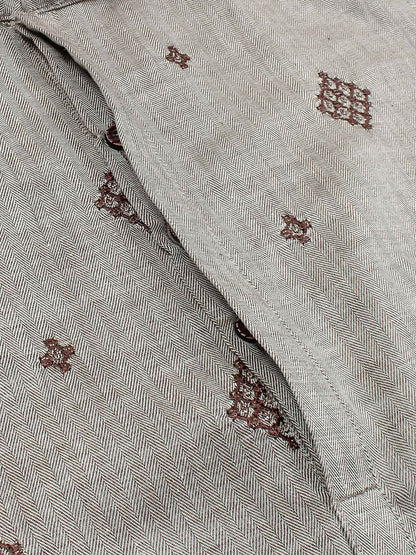 Velvour Boys Cotton Embroidered Stitched Kurta-VB196-K