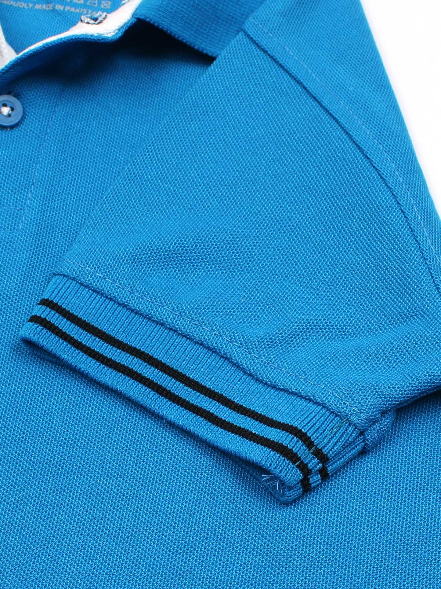 Velvour Boys Pique Tipping Collar Polo Shirt-VP11-Q