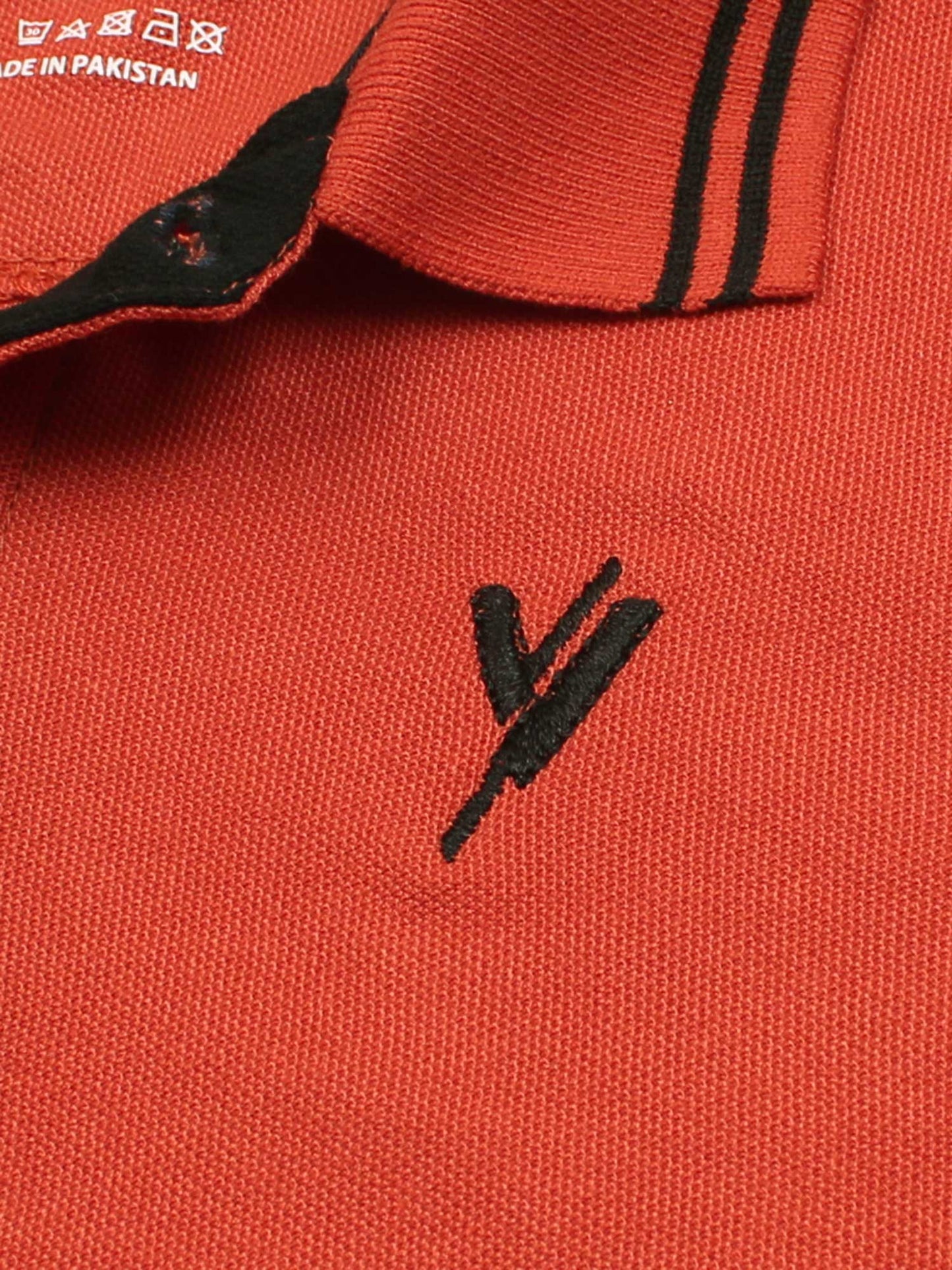 Velvour Boys Pique Tipping Collar Polo Shirt-VP11-R