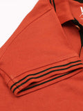 Velvour Boys Pique Tipping Collar Polo Shirt-VP11-R