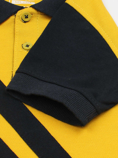 Velvour Boys Pique Tipping Collar Polo Shirt-VP11-K