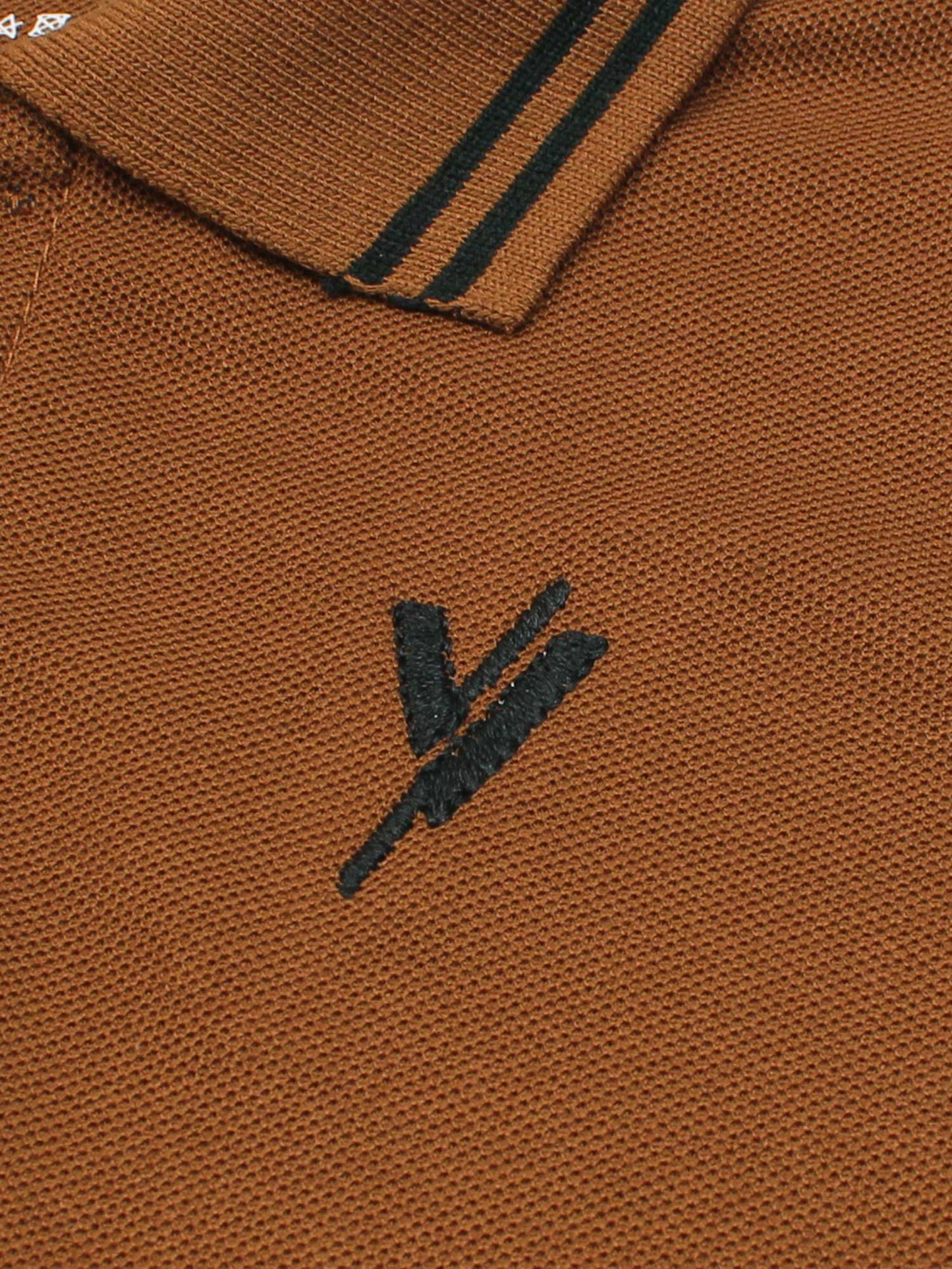 Velvour Boys Pique Tipping Collar Polo Shirt-VP12-F