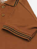 Velvour Boys Pique Tipping Collar Polo Shirt-VP12-F