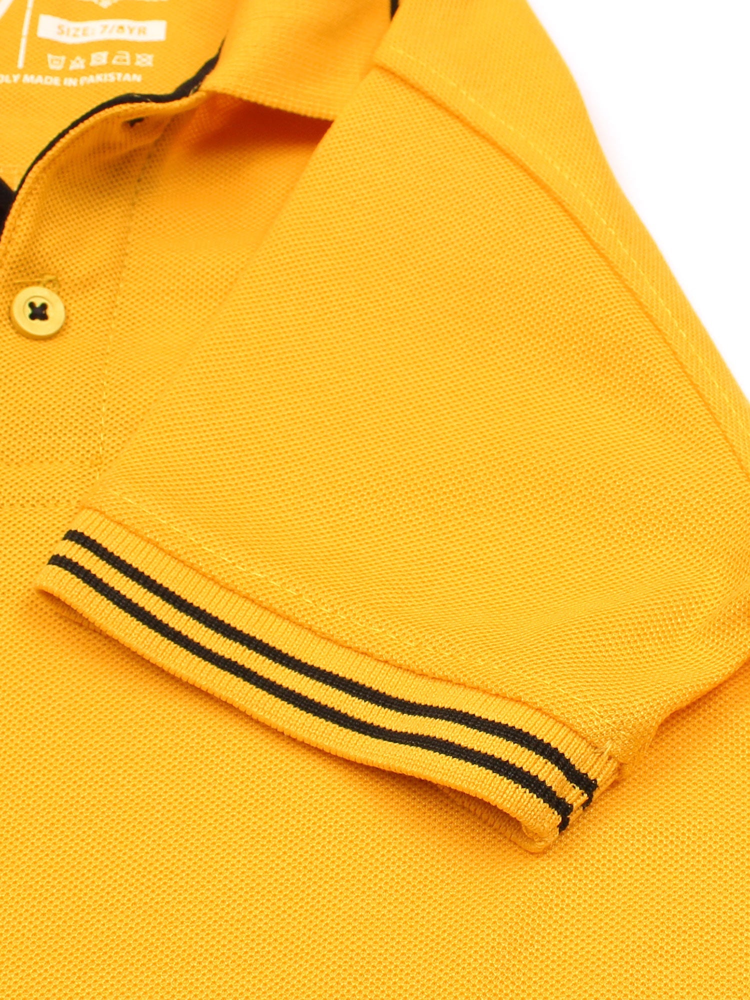 Velvour Boys Pique Tipping Collar Polo Shirt-VP12-H