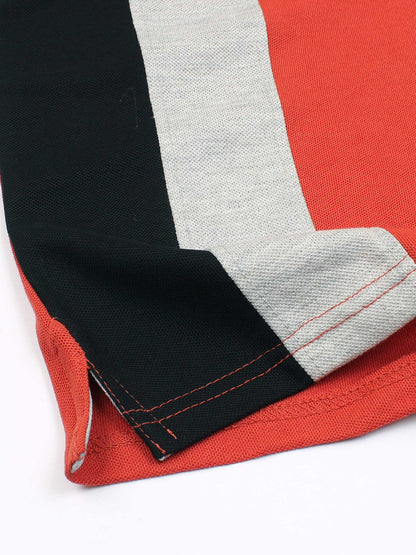 Velvour Boys Pique Tipping Collar Polo Shirt-VP12-I