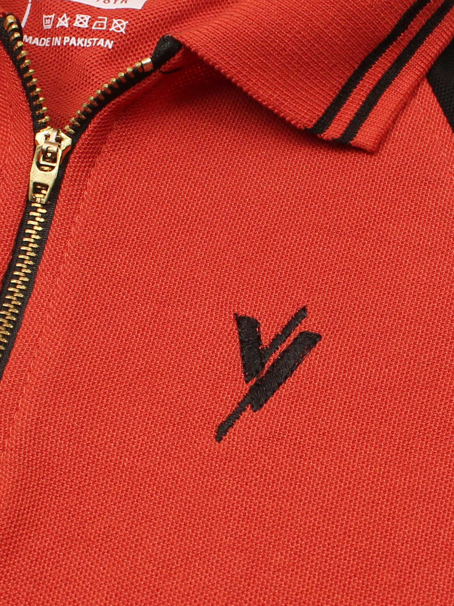 Velvour Boys Pique Tipping Collar Polo Shirt-VP15-A