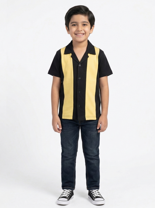 Velvour Boys Pique Casual Shirt-VP24-B