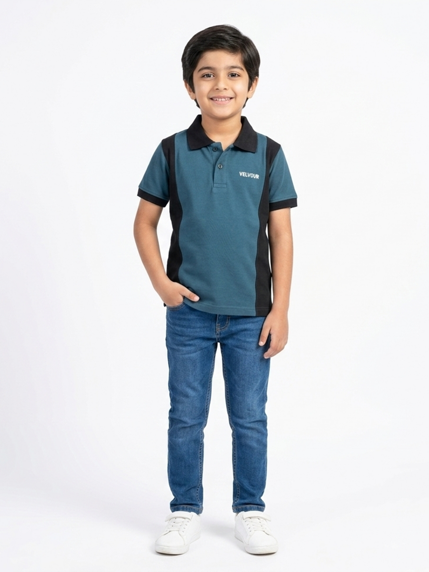 Velvour Boys Pique Polo Shirt-VP26-A