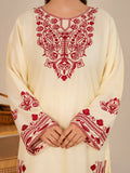 Stylish Collection Whisper Pret Linen Embroidered Stitched 3-Piece Suit-Laal Bahar