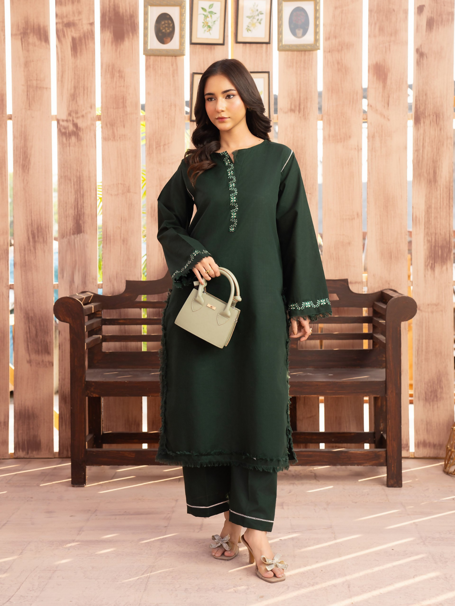 Panache Apparel Winter Core Khaddar Embroidered Stitched Suit-Polar