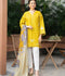 Panache Apparel Solid Story Cotton Lawn Embroidered Stitched Suit-Orah